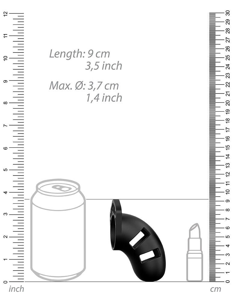 ManCage Silicone - Prémium szilikon chastity eszköz 20-as modell - Image 3