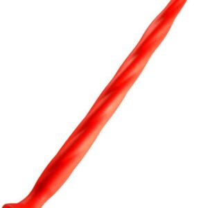 Hosszú nyújtható worm vibrátor N°3 - 48 x 3.7 cm, piros