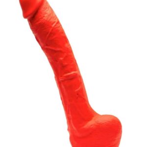 Stretch N°7 – prémium szilikon dildó 32 x 7 cm, vörös