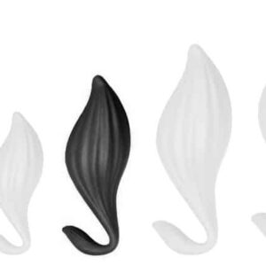 Bulby – prémium szilikon anális dugó L, 17x8 cm, fekete