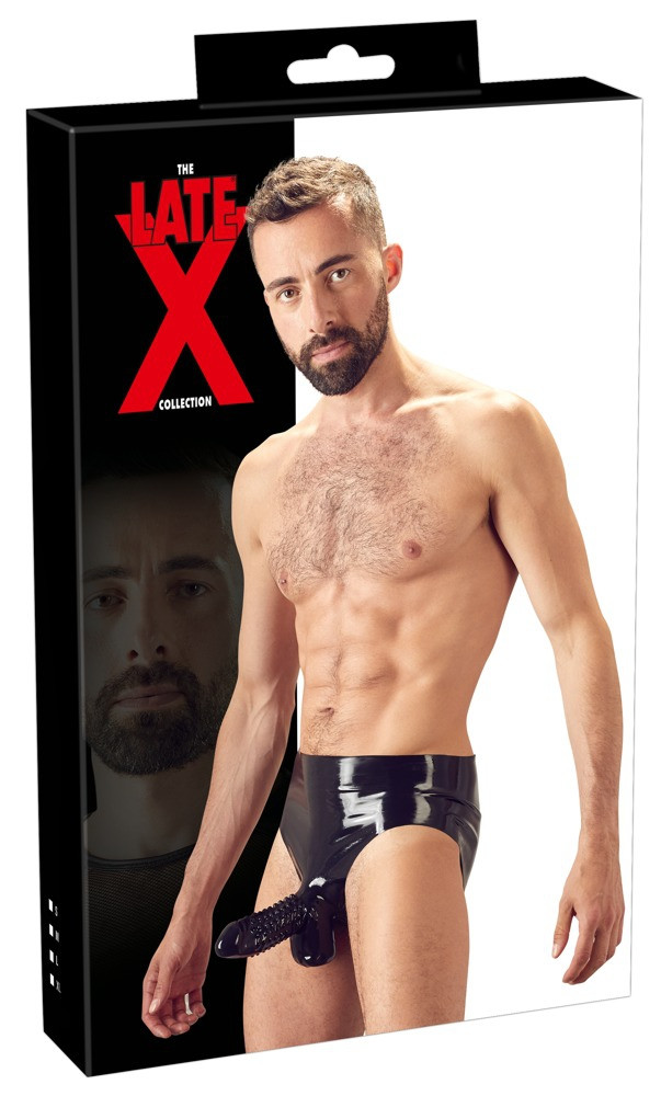 Gyöngyös pénzköpenyes latex férfi alsónadrág - Image 4