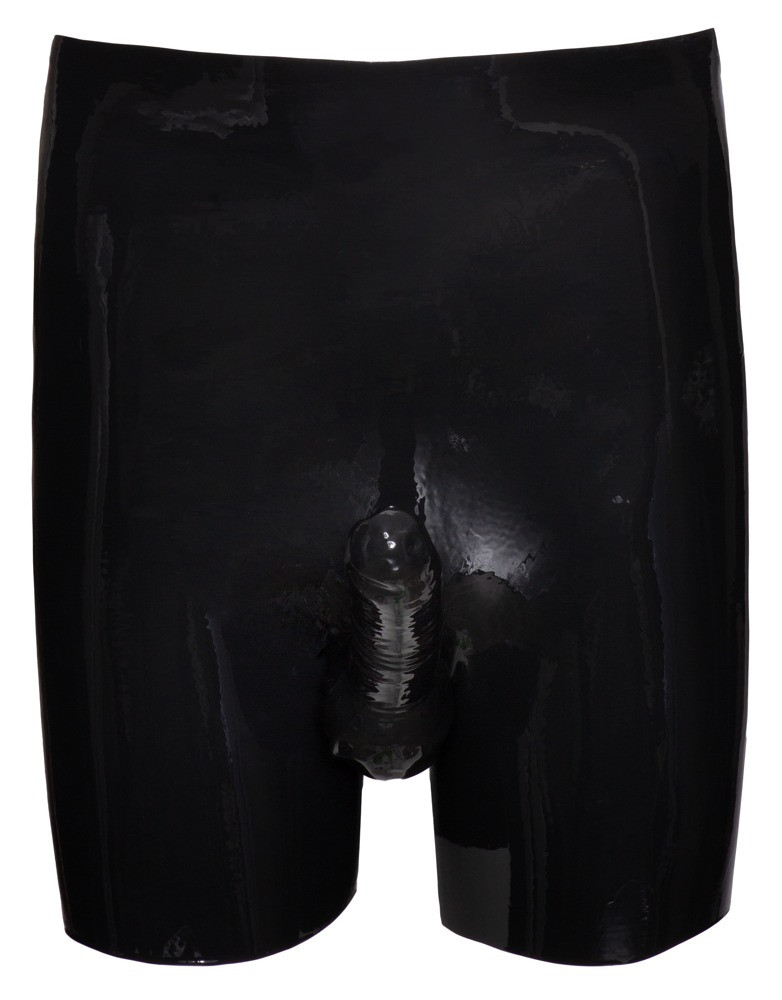 Hosszú latex boxeralsó – pénisz és anális héjjal - Image 8