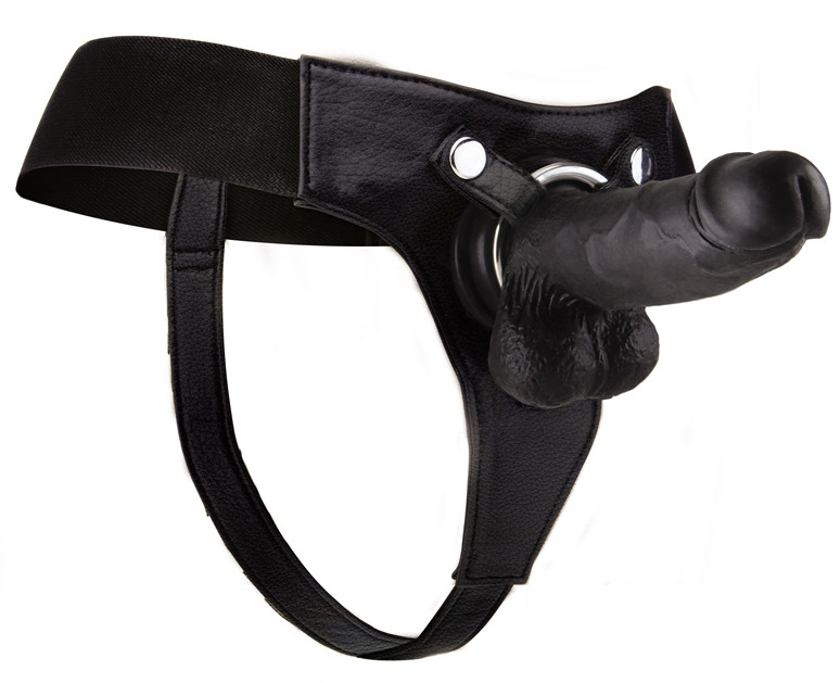 Prémium, élethű, 16 cm-es strap-on dildó - Image 3