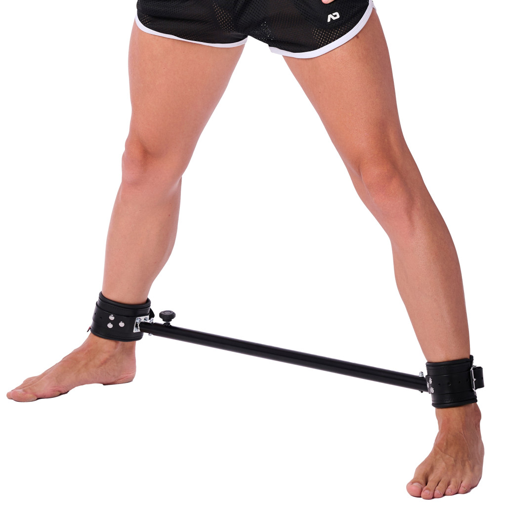 Állítható fém rúd bőr csuklókkal – 65-120 cm - Image 5
