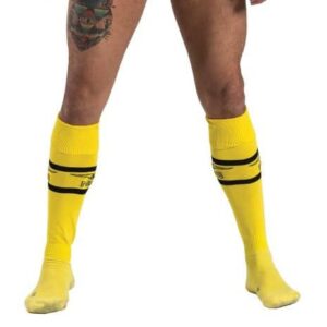 Urban Football Socks – sárga-fekete focis zokni