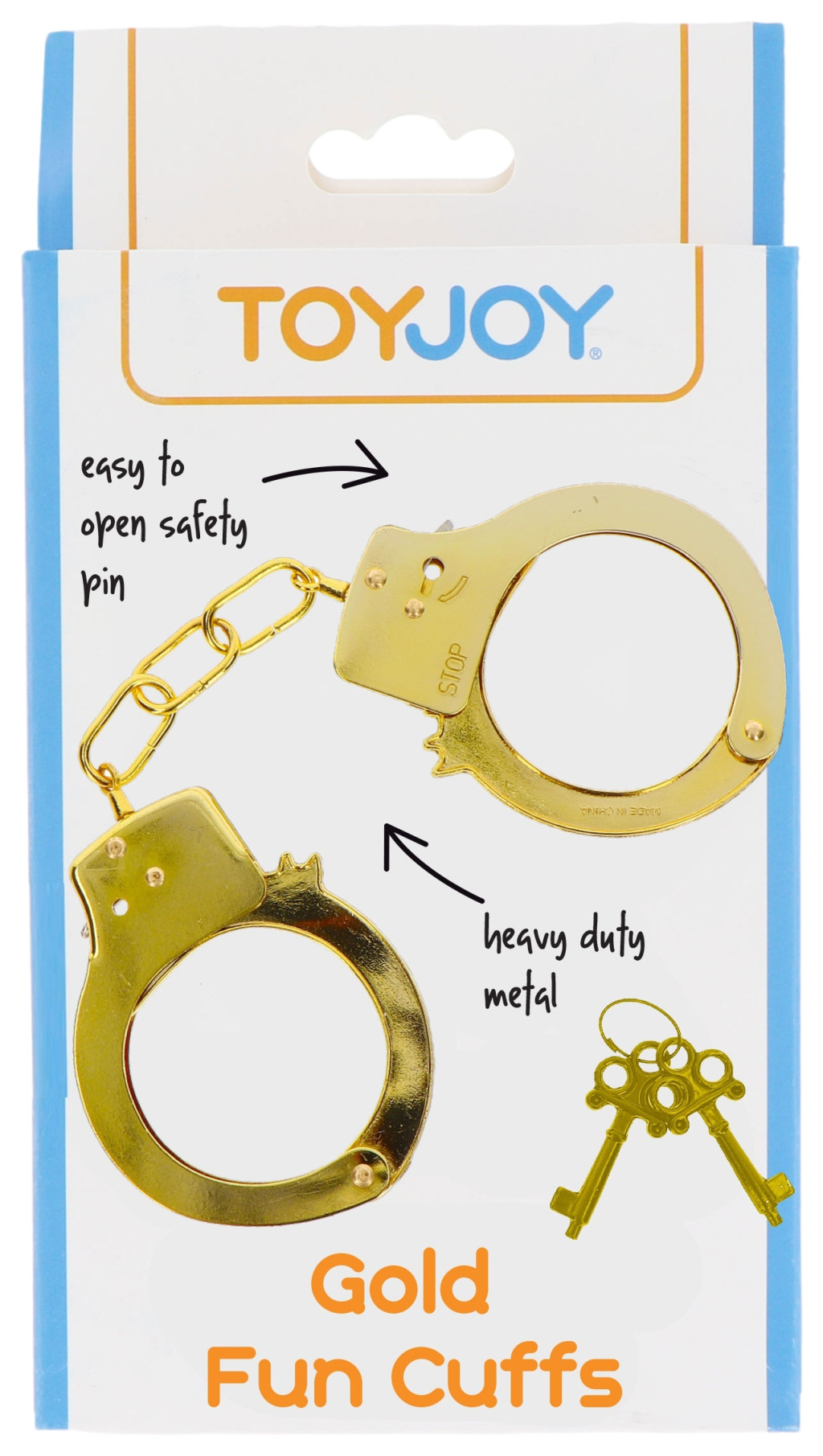 Fun Cuffs – arany fém bilincsek izgalmas élményekhez - Image 3