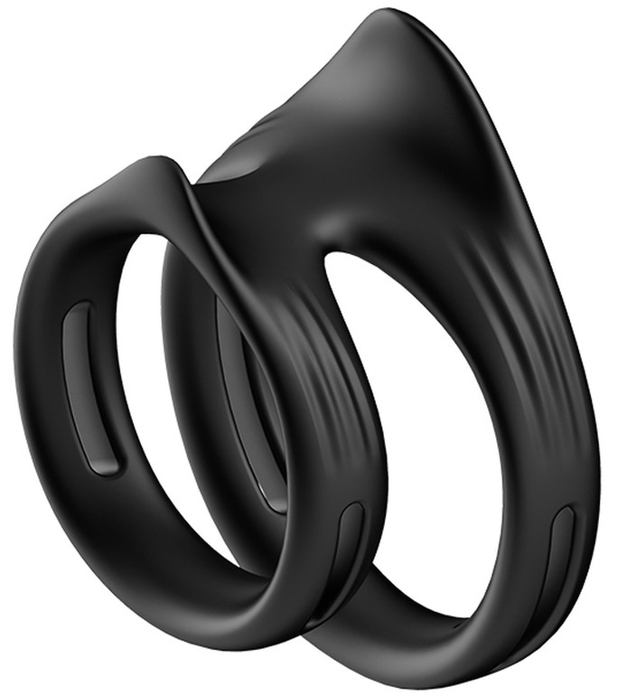 Capen – dupla szilikon péniszgyűrű, 40 mm - Image 2