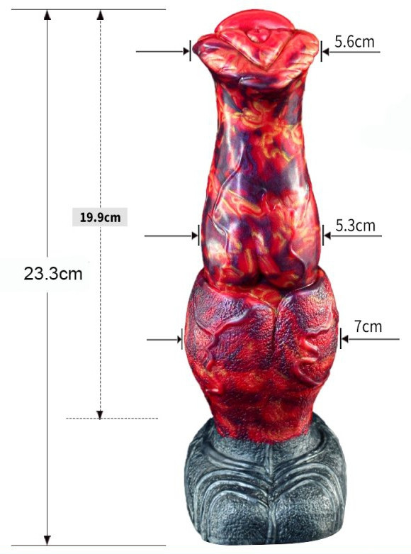 Okami Dragon – prémium dildó 20 x 6.8 cm - Image 8
