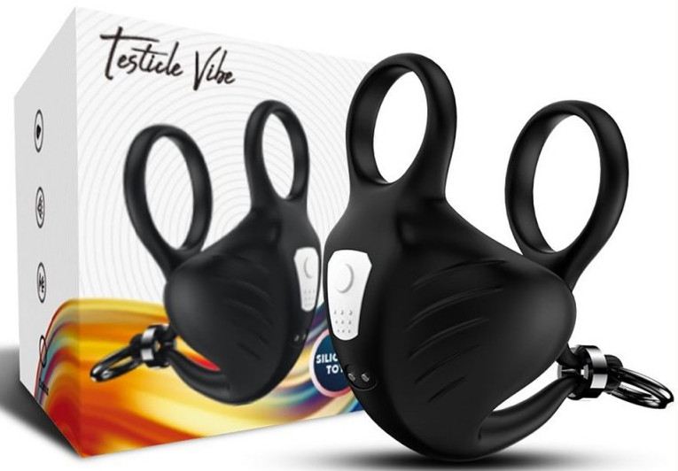 Testicle Vibe 9 – 9 rezgéses hereszíj vibrátor - Image 2