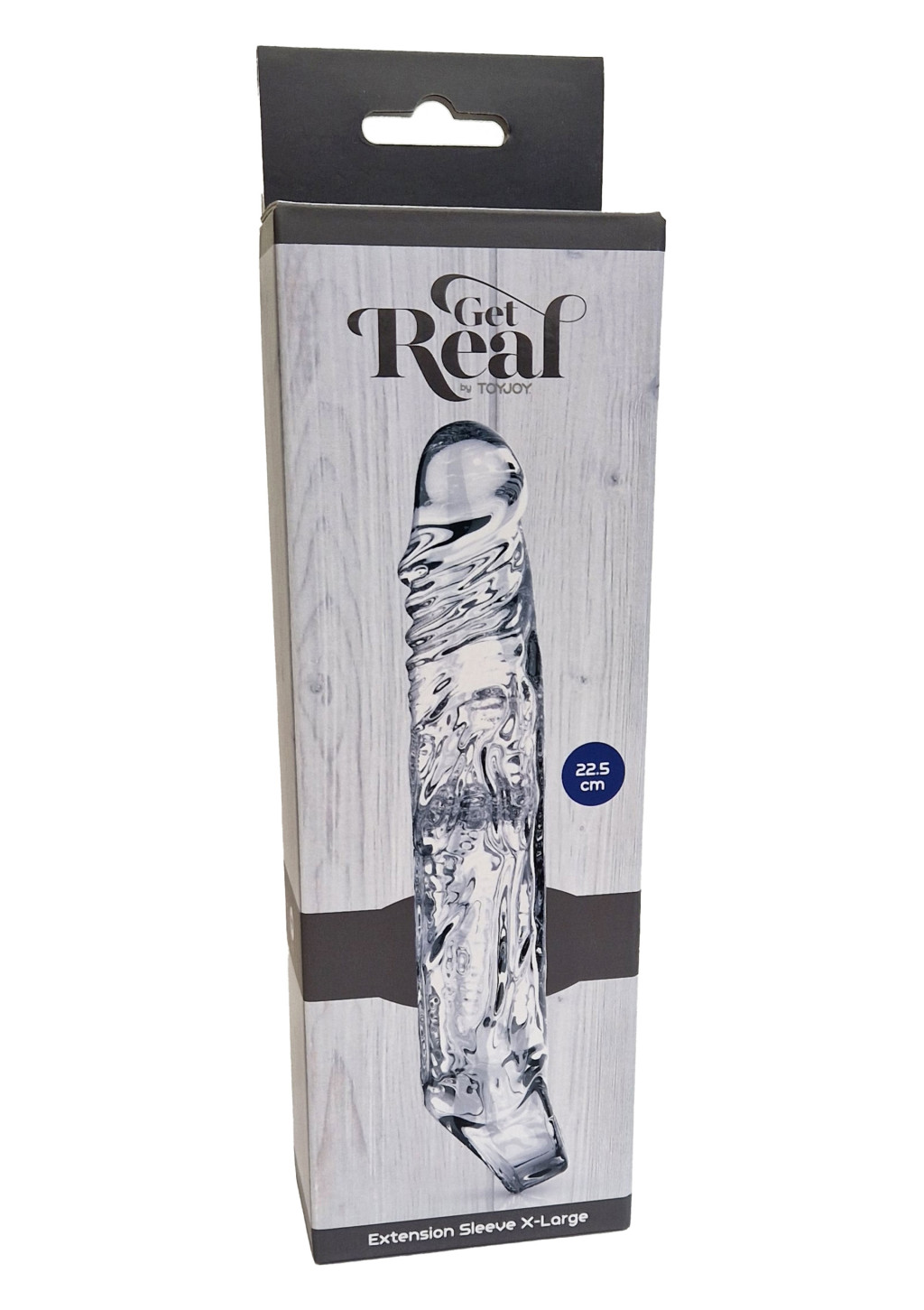 Get Real XL – átlátszó pénisz hüvely 20 x 4 cm - Image 2