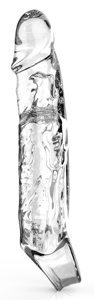 Get Real – átlátszó pénisz hüvely, 16 x 3,5 cm
