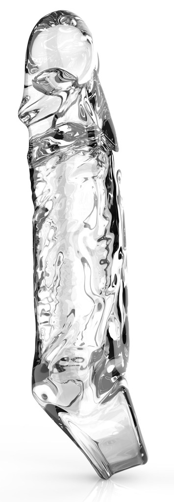 Get Real M – áttetsző pénisz hüvely 13 x 3 cm