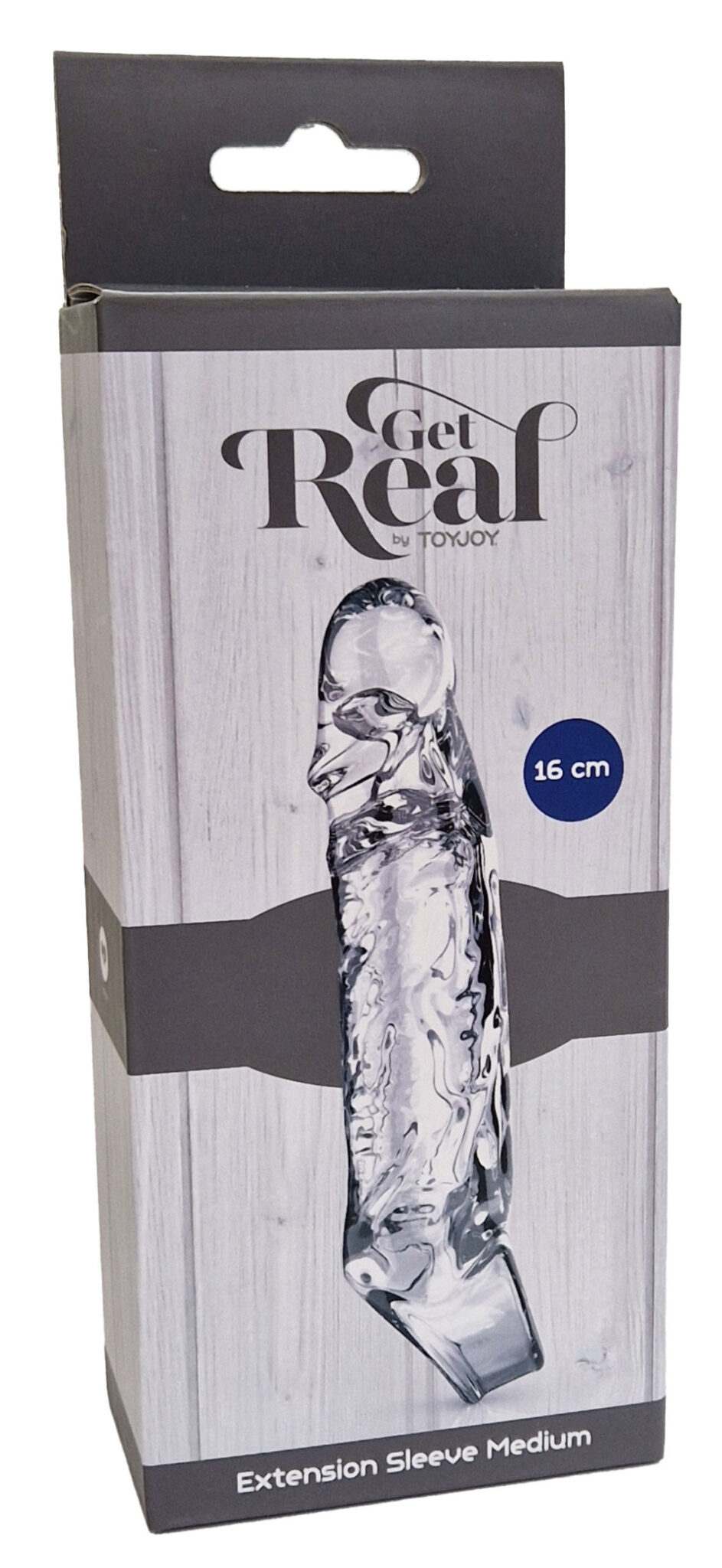 Get Real M – áttetsző pénisz hüvely 13 x 3 cm - Image 2