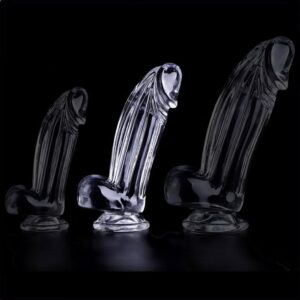 Kolk átlátszó vibrátor – 14 cm prémium élvezet