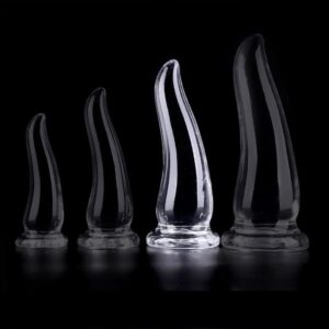 Gazox átlátszó dugó L – 18 cm x 5,5 cm intim élvezethez