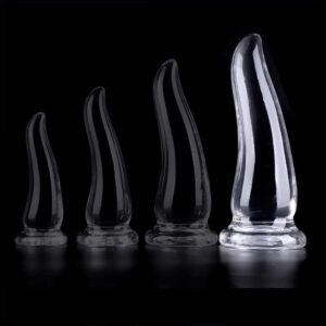 Gazox XL – átlátszó anál dildó 21 x 6,5 cm