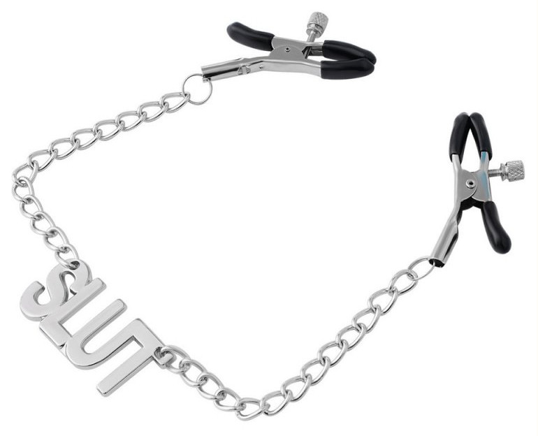 Csiklócsipesz – érzéki fém stimuláló lemezzel, 38 cm - Image 2