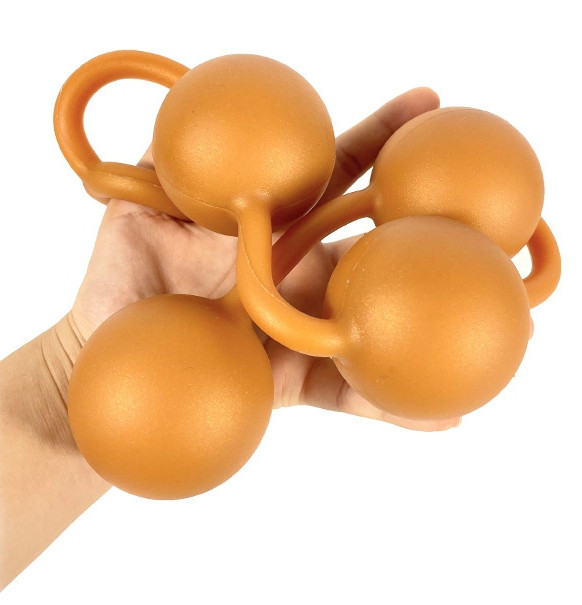 Orange Ass – szilikon anál golyók 50 x 5.5 cm - Image 2