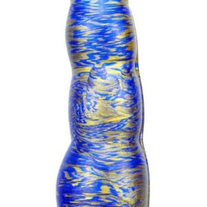Dildo Fantasy Scopio – prémium kék-arany dildó 17 x 5 cm
