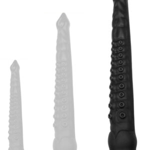 Oktoop L – stílusos, prémium fekete dildó 52 cm hosszú