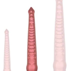 Oktoop M – prémium, 43 cm-es piros dildo