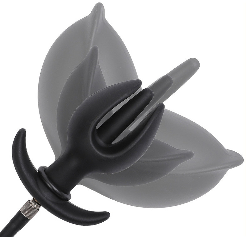 Prémium felfújható anális dugó – Lotus 8 x 4.5 cm - Image 6