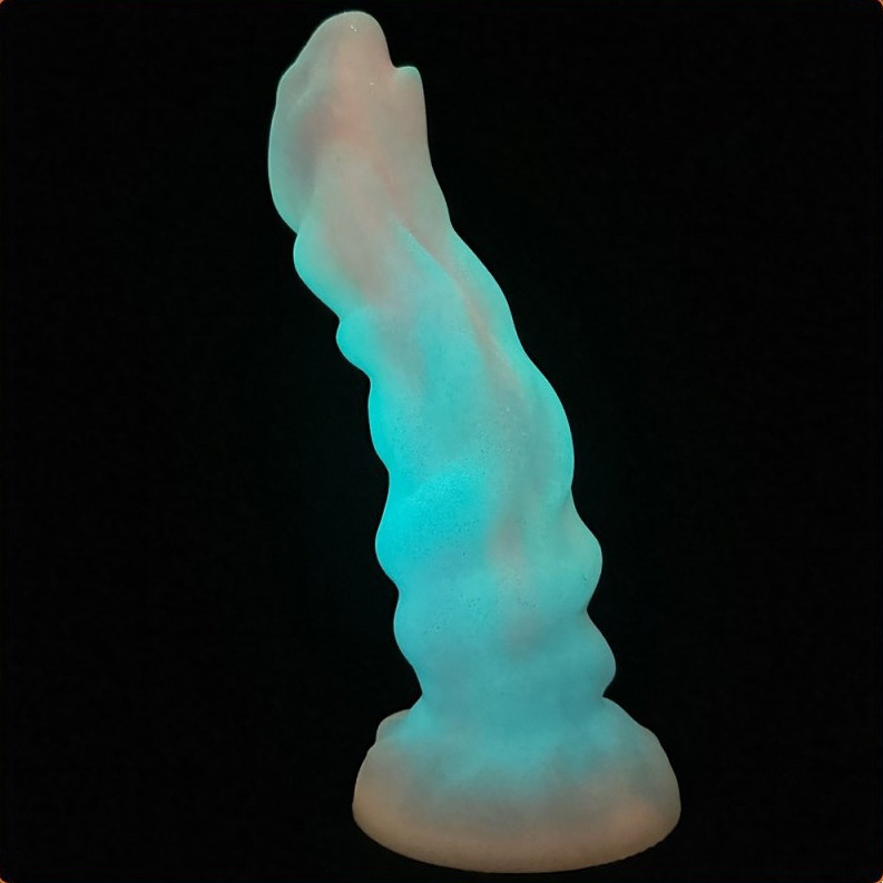 Lumy Cunic – foszforeszkáló fantázia dildó 21x6 cm - Image 7