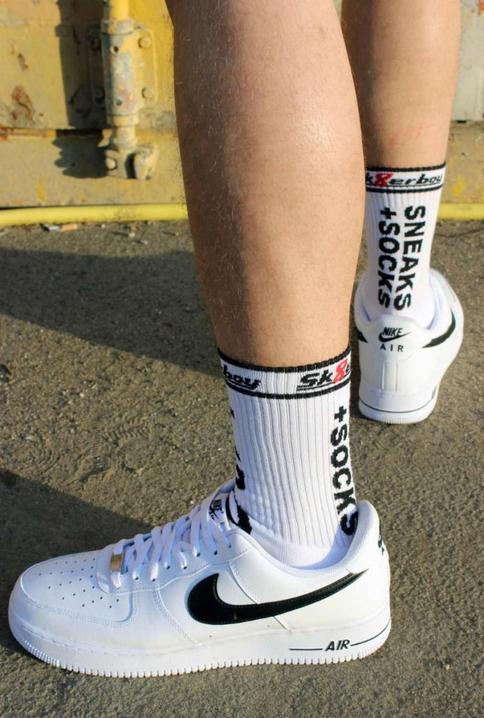 SNEAKS SOCKS Sk8erboy – stílusos fehér sportzokni - Image 6