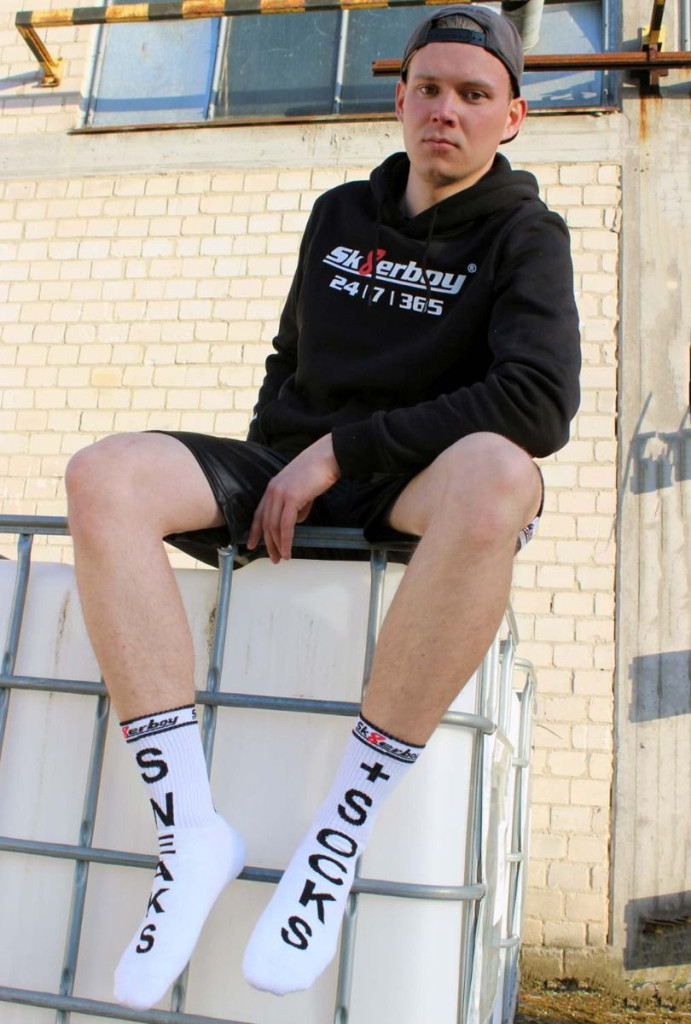 SNEAKS SOCKS Sk8erboy – stílusos fehér sportzokni - Image 7