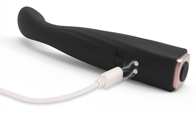 G-pont izgató – prémium ujjstimuláló vibrátor fekete - Image 6