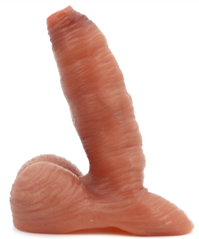 Rugalmas védőburkolat – hamis pénisz modell (10 x 3,5 cm)
