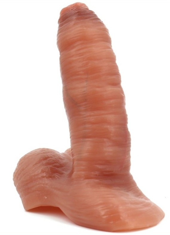 Rugalmas védőburkolat – hamis pénisz modell (10 x 3,5 cm) - Image 2