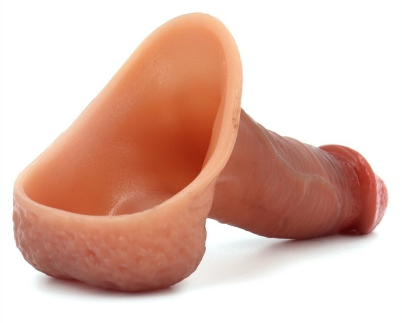 Rugalmas védőhüvely – hamis pénisz modell 10 x 4 cm - Image 7