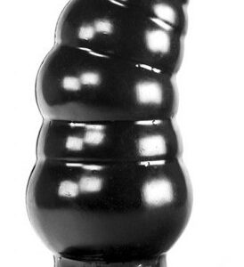 Zizi Curve – érzéki alakú anális plug, fekete