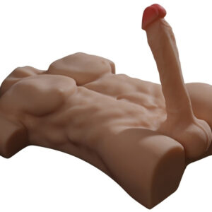 Élethű férfi maszturbátor – 20 cm-es torso modell
