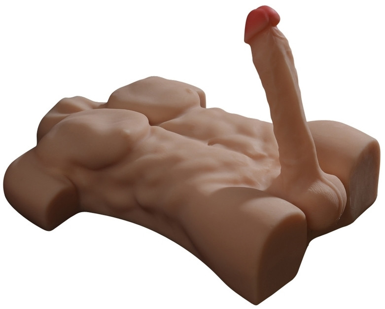 Élethű férfi maszturbátor – 20 cm-es torso modell