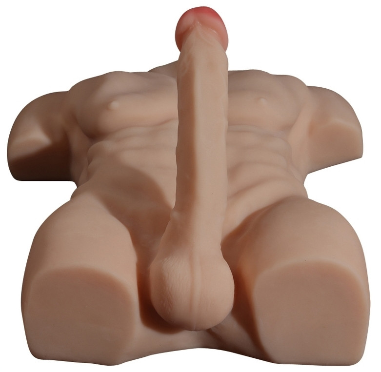 Élethű férfi maszturbátor – 20 cm-es torso modell - Image 2