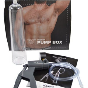 Mr B Pump Box – 23 cm-es péniszpumpa készlet
