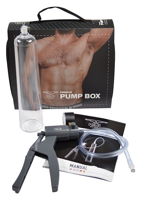 Mr B Pump Box – 23cm péniszpumpa készlet