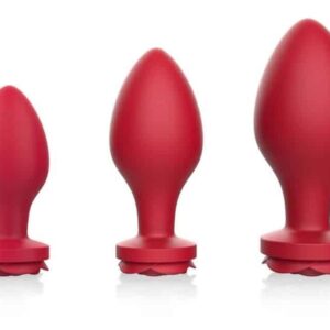 Bijou Rosa – 3 db prémium anális dugó szett