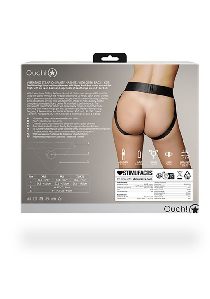 Vibrant – nyitott hátú, fekete jockstrap intim élményhez - Image 4