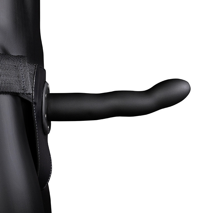 Hollow Strap – ívelt, prémium dildó 20 x 4 cm