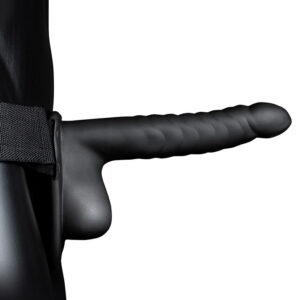 Hollow Strap – bordázott dildó, 16 x 4 cm