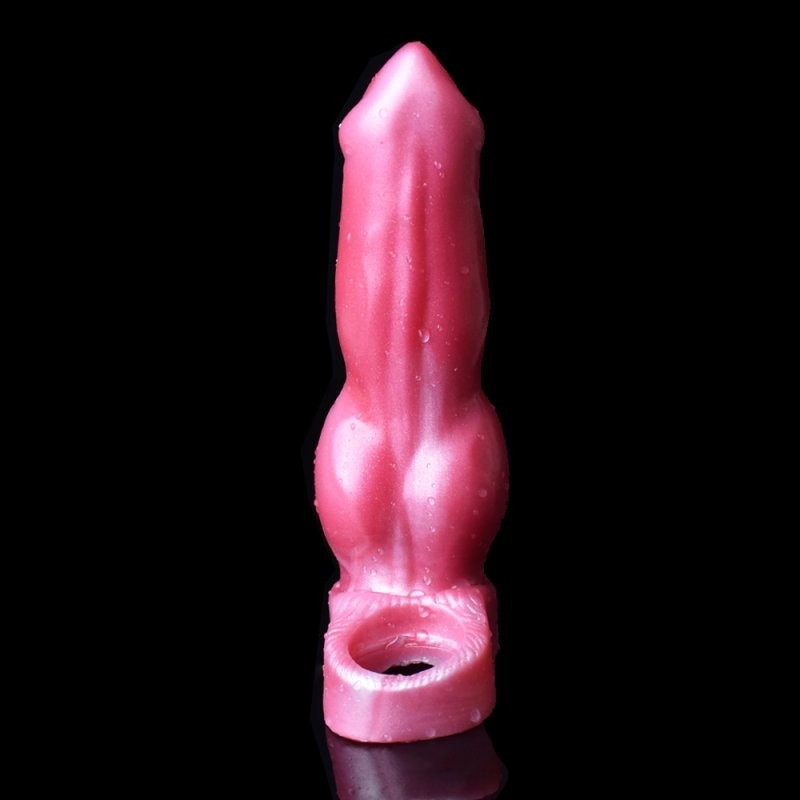 Yorky – prémium péniszköpeny, 17 x 6 cm, piros - Image 2