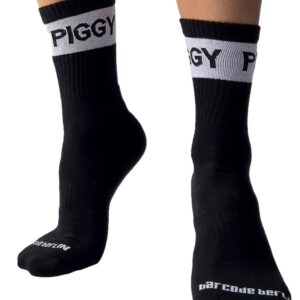Fetish Piggy – szexi fekete zoknik érdekielkeltő stílusban
