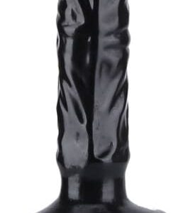 The Manhandler – elegáns fekete dildó 23 cm hosszú
