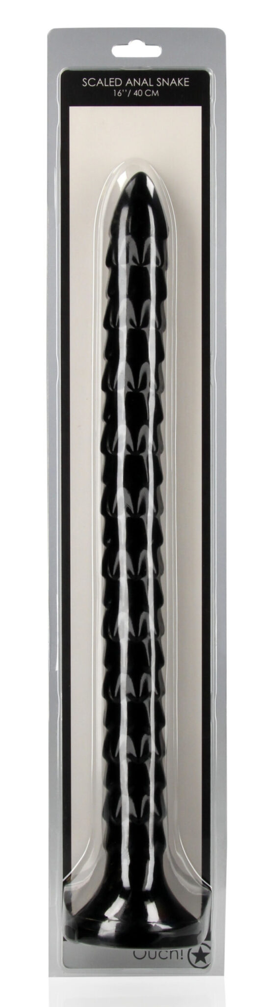 Hosszú, orgazmus fokozó anális kígyó dildo (M) 40x3,5cm - Image 2