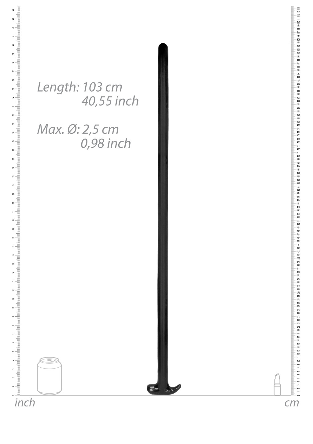 Ass Snake – extra hosszú dildó 100 x 3 cm - Image 4