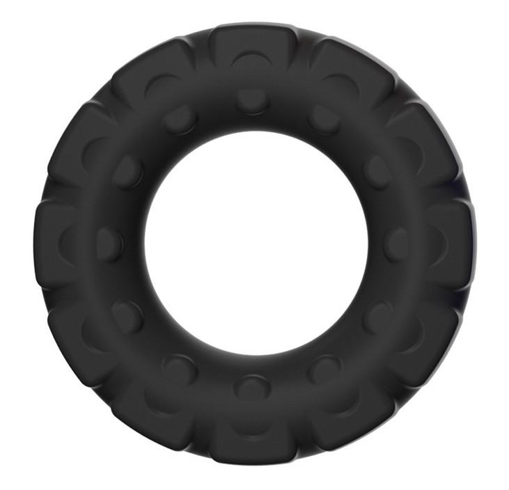 Tire Cock – prémium fekete péniszgyűrű 24mm