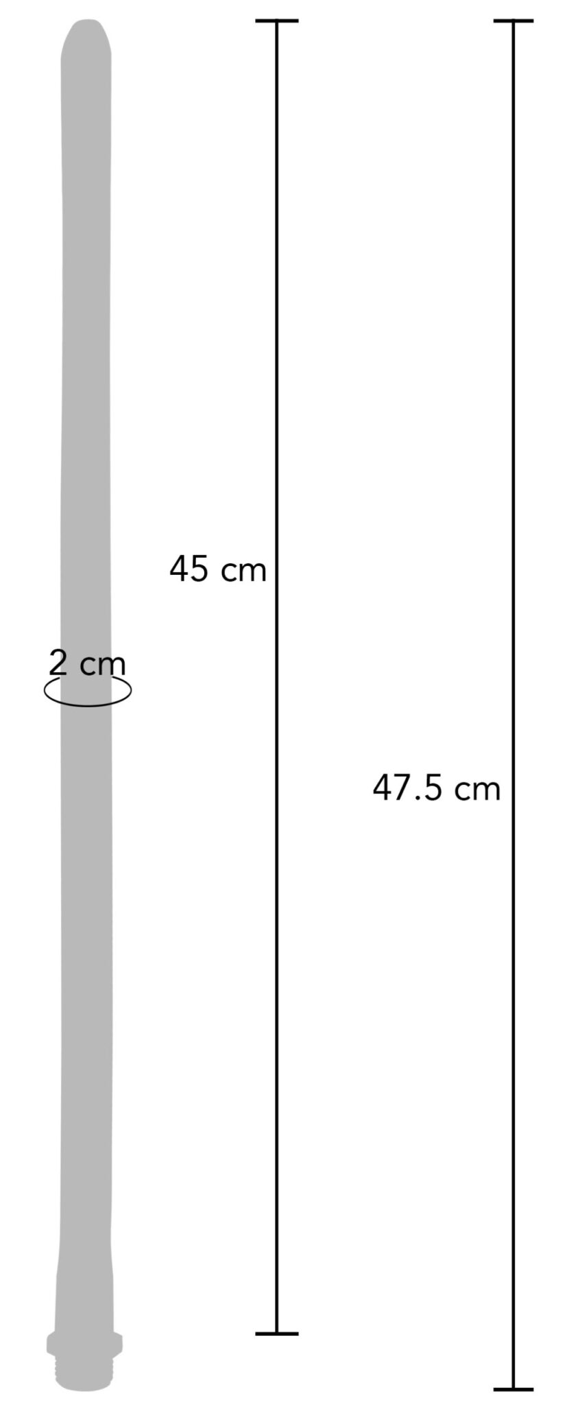 Gusher – hosszú, 45 cm-es beöntő csúcs prémium minőségben - Image 8